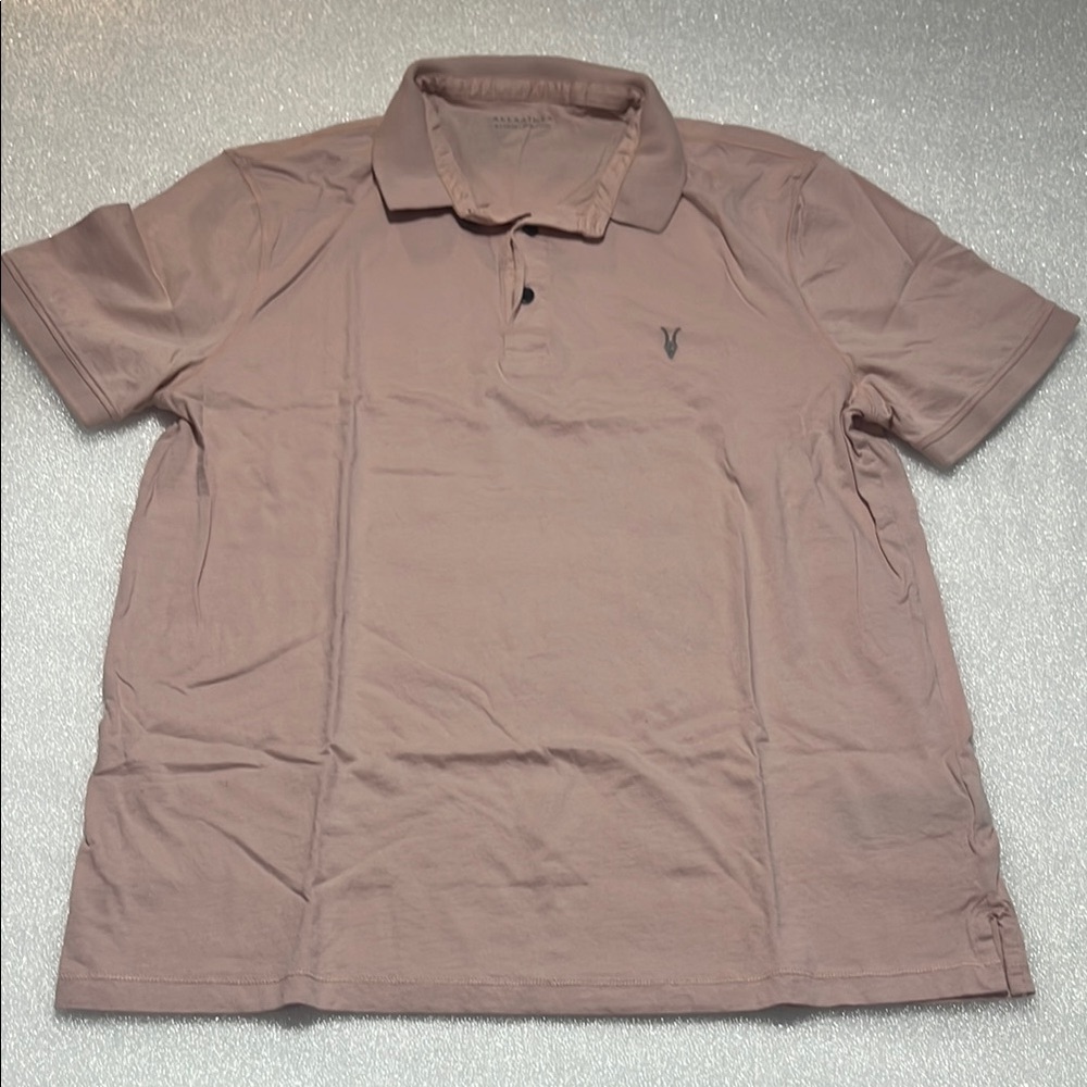 All Saints Men’s XL Pink Polo